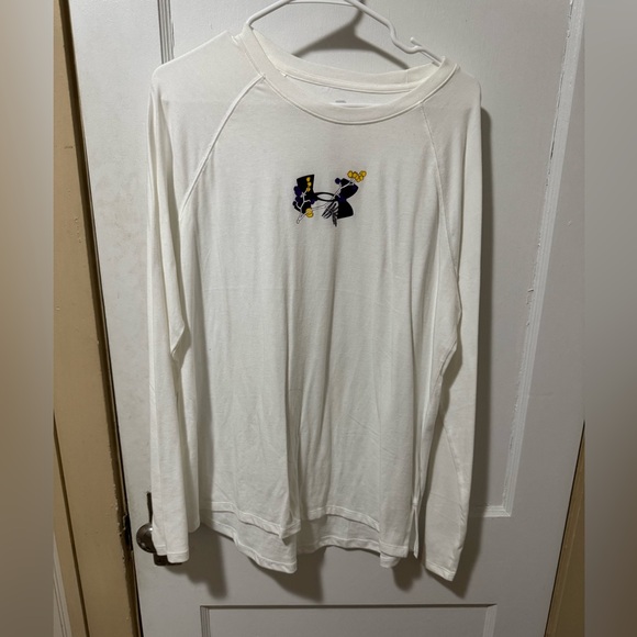 Under Armour Cream Long Sleeve Top - Picture 1 of 4